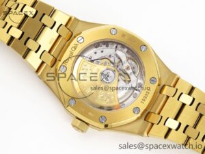 Audermars Piguet Royal Oak 37mm 15450 YG IPF Best Edition White Dial on YG Bracelet SA3120 Super Clone - Image 16