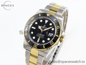 Rolex Submariner 41mm 126613 LN SS/YG Black Ceramic 904L Steel JDF 1:1 Best Edition VR3235 V2 - Image 4
