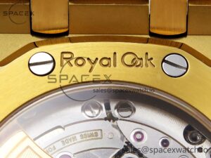 Audermars Piguet Royal Oak 37mm 15450 YG IPF Best Edition White Dial on YG Bracelet SA3120 Super Clone - Image 24