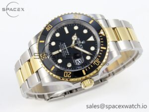 Rolex Submariner 41mm 126613 LN SS/YG Black Ceramic 904L Steel JDF 1:1 Best Edition VR3235 V2 - Image 6