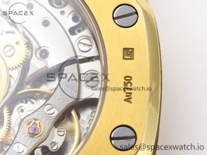 Audermars Piguet Royal Oak 37mm 15450 YG IPF Best Edition Blue Dial on YG Bracelet SA3120 Super Clone - Image 24