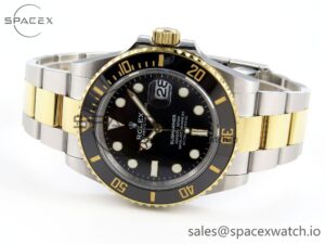 Rolex Submariner 41mm 126613 LN SS/YG Black Ceramic 904L Steel JDF 1:1 Best Edition VR3235 V2 - Image 5