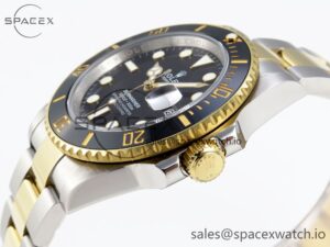 Rolex Submariner 41mm 126613 LN SS/YG Black Ceramic 904L Steel JDF 1:1 Best Edition VR3235 V2 - Image 7