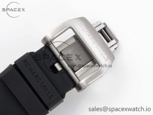 Richard Mille RM035 Transparent RMF Best Edition Skeleton Dial on Black Rubber Strap Clone RMUL2 - Image 22