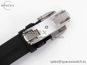 Richard Mille RM035 Transparent RMF Best Edition Skeleton Dial on Black Rubber Strap Clone RMUL2 - Image 23