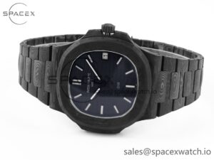 Patek Philippe NAUTILUS 5711 DIW CARBON DIWF 1:1 BEST EDITION BLACK TEXTURED DIAL ON CARBON BRACELET 324CS - Image 5