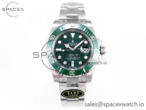 Rolex Submariner 116610 LV Green Ceramic Clean 904L 1:1 Best Edition on SS Bracelet SA3135