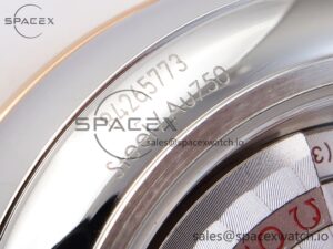 Omega De Ville Date RG MKF 1:1 Best Edition White Dial Roman Marker on Brown Leather Strap A8800 - Image 21