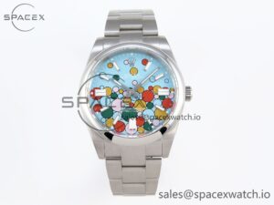 Rolex Oyster Perpetual 124300 41mm JDF 1:1 Best Edition 904L Steel Celebration Dial VR3230