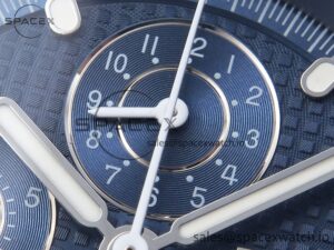 AUDEMARS PIGUET ROYAL OAK OFFSHORE 42MM SS APF 1:1 BEST EDITION BLUE DIAL ON SS BRACELET STRAP A4404 - Image 9