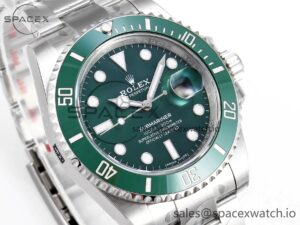 Rolex Submariner 116610 LV Green Ceramic Clean 904L 1:1 Best Edition on SS Bracelet SA3135 - Image 3