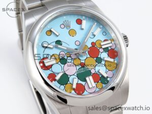 Rolex Oyster Perpetual 124300 41mm JDF 1:1 Best Edition 904L Steel Celebration Dial VR3230 - Image 3