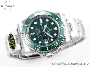 Rolex Submariner 116610 LV Green Ceramic Clean 904L 1:1 Best Edition on SS Bracelet SA3135 - Image 6