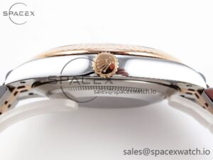 ROLEX DATEJUST 41 126331 VSF 1:1 BEST EDITION 904L STEEL GRAY TEXTURED DIAL ON SS/RG JUBILEE BRACELET VS3235 - Image 14