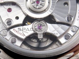 Omega De Ville Power Reserve SS MKF 1:1 Best Edition Purple Dial on Black Leather Strap A8810 - Image 22