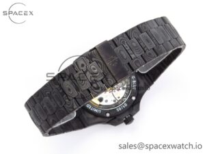 Patek Philippe NAUTILUS 5711 DIW CARBON DIWF 1:1 BEST EDITION WHITE TEXTURED DIAL ON CARBON BRACELET 324CS - Image 15