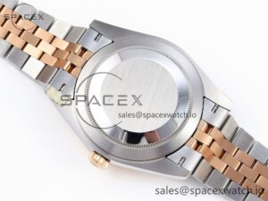 ROLEX DATEJUST 41 126331 VSF 1:1 BEST EDITION 904L STEEL GRAY TEXTURED DIAL ON SS/RG JUBILEE BRACELET VS3235 - Image 16