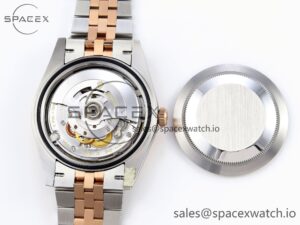 ROLEX DATEJUST 41 126331 VSF 1:1 BEST EDITION 904L STEEL GRAY TEXTURED DIAL ON SS/RG JUBILEE BRACELET VS3235 - Image 17