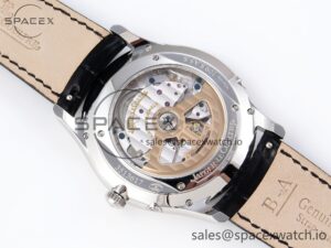 Jaeger-Lecoultre Master Ultra Thin Moon 1368420 SS ZF 1:1 Best Edition White Dial on Black Leather Strap SA925 Super Clone V2 - Image 15
