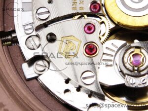 PATEK PHILIPPE NAUTILUS 5711 RG GPF 1:1 BEST EDITION GRAY DIAL PURPLE DIAMONDS BEZEL ON RG BRACELET 324CS - Image 22