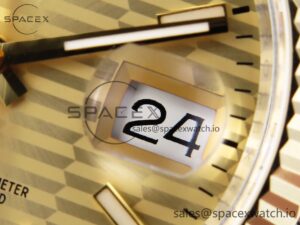 Rolex DateJust 36 SS 126233 BPF 1:1 Best Edition 904L Steel YG Textured Dial on Jubilee Bracelet VS3235 - Image 10