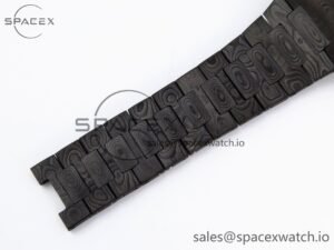 Patek Philippe NAUTILUS 5711 DIW CARBON DIWF 1:1 BEST EDITION BLACK/BLUE TEXTURED DIAL ON CARBON BRACELET 324CS - Image 18