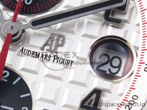 AUDEMARS PIGUET ROYAL OAK OFFSHORE 42MM SS APF 1:1 BEST EDITION WHITE/BLACK DIAL ON SS BRACELET STRAP A7750 - Image 10