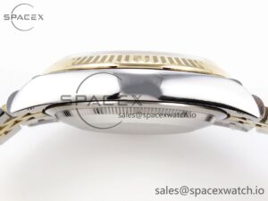 Rolex DateJust 36 SS 126233 BPF 1:1 Best Edition 904L Steel YG Textured Dial on Jubilee Bracelet VS3235 - Image 13