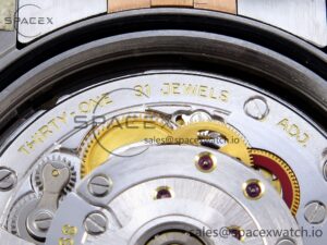 ROLEX DATEJUST 41 126331 VSF 1:1 BEST EDITION 904L STEEL GRAY TEXTURED DIAL ON SS/RG JUBILEE BRACELET VS3235 - Image 23