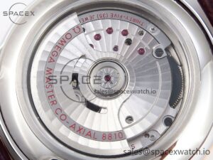 Omega De Ville Power Reserve RG MKF 1:1 Best Edition RG Textured Dial on Brown Leather Strap A8810 - Image 18