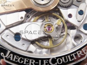 Jaeger-Lecoultre Master Ultra Thin Moon 1368420 SS ZF 1:1 Best Edition Black Dial on Black Leather Strap SA925 Super Clone V2 - Image 19
