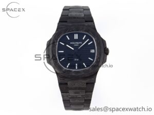 Patek Philippe NAUTILUS 5711 DIW CARBON DIWF 1:1 BEST EDITION BLACK TEXTURED DIAL ON CARBON BRACELET 324CS