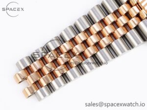ROLEX DATEJUST 41 126331 VSF 1:1 BEST EDITION 904L STEEL GRAY TEXTURED DIAL ON SS/RG JUBILEE BRACELET VS3235 - Image 25