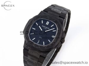Patek Philippe NAUTILUS 5711 DIW CARBON DIWF 1:1 BEST EDITION BLACK TEXTURED DIAL ON CARBON BRACELET 324CS - Image 4