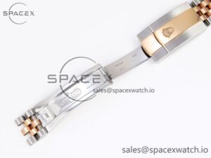 ROLEX DATEJUST 41 126331 VSF 1:1 BEST EDITION 904L STEEL GRAY TEXTURED DIAL ON SS/RG JUBILEE BRACELET VS3235 - Image 26