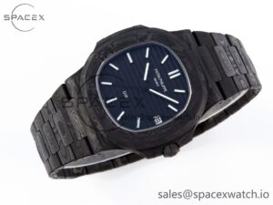 Patek Philippe NAUTILUS 5711 DIW CARBON DIWF 1:1 BEST EDITION BLACK TEXTURED DIAL ON CARBON BRACELET 324CS - Image 6
