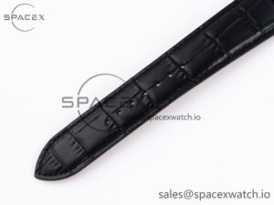 Jaeger-Lecoultre Master Ultra Thin Moon 1368420 SS ZF 1:1 Best Edition Blue Dial on Black Leather Strap SA925 Super Clone V2 - Image 24
