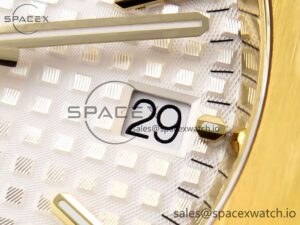 Audermars Piguet Royal Oak 37mm 15450 YG IPF Best Edition White Dial on YG Bracelet SA3120 Super Clone - Image 10