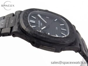 Patek Philippe NAUTILUS 5711 DIW CARBON DIWF 1:1 BEST EDITION BLACK TEXTURED DIAL ON CARBON BRACELET 324CS - Image 8