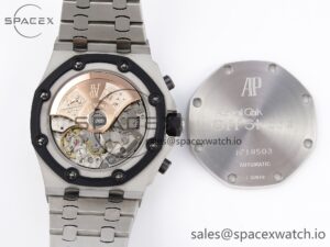 AUDEMARS PIGUET ROYAL OAK OFFSHORE 42MM SS APF 1:1 BEST EDITION WHITE/SILVER DIAL ON SS BRACELET STRAP A7750 - Image 18