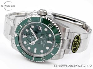 Rolex Submariner 116610 LV Green Ceramic Clean 904L 1:1 Best Edition on SS Bracelet SA3135 - Image 5