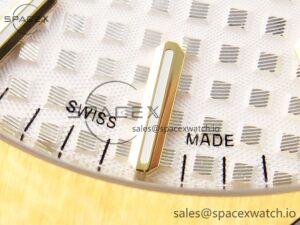 Audermars Piguet Royal Oak 37mm 15450 YG IPF Best Edition White Dial on YG Bracelet SA3120 Super Clone - Image 12