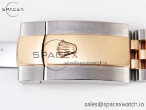 ROLEX DATEJUST 41 126331 VSF 1:1 BEST EDITION 904L STEEL GRAY TEXTURED DIAL ON SS/RG JUBILEE BRACELET VS3235 - Image 30