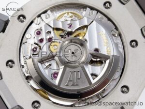 AUDEMARS PIGUET ROYAL OAK OFFSHORE DIVER 15720 APSF 1:1 BEST EDITION GRAY DIAL ON GRAY RUBBER STRAP SA4308 - Image 19