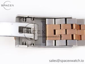 ROLEX DATEJUST 41 126331 VSF 1:1 BEST EDITION 904L STEEL GRAY TEXTURED DIAL ON SS/RG JUBILEE BRACELET VS3235 - Image 31
