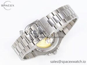 PATEK PHILIPPE NAUTILUS 5711 SS GPF 1:1 BEST EDITION GRAY DIAL PURPLE DIAMONDS BEZEL ON SS BRACELET 324CS - Image 14