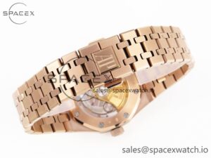 Audermars Piguet Royal Oak 37mm 15450 RG IPF Best Edition White Dial on RG Bracelet SA3120 Super Clone - Image 15