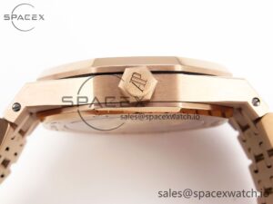 Audermars Piguet Royal Oak 37mm 15450 RG IPF Best Edition White Dial on RG Bracelet SA3120 Super Clone - Image 14