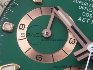 Rolex Daytona AET White Ceramic Case and Bracelet Green Dial SA4130 V2 - Image 13
