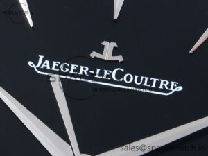 Jaeger-Lecoultre Master Ultra Thin Moon 1368420 SS ZF 1:1 Best Edition Black Dial on Black Leather Strap SA925 Super Clone V2 - Image 9